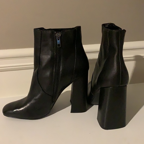 Steve Madden Womens trix Almond Toe Ankle Fashion Boots - Picture 5 of 12